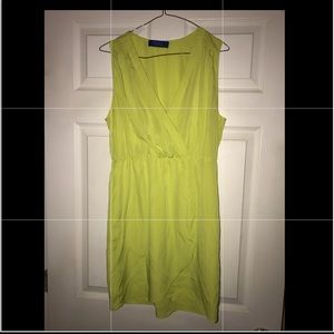 Neon Yellow Boutique Dress